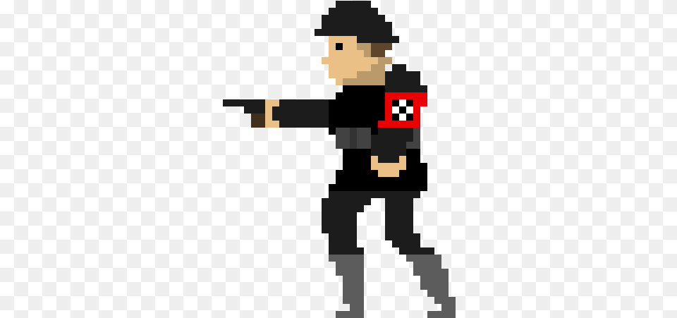 Nazi Soldier Pixel Art, People, Person Free Png Download