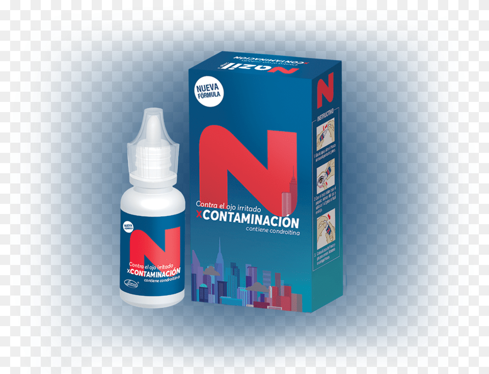 Nazil Contaminacin Gotas Para Ojos Nazil, Bottle Free Png