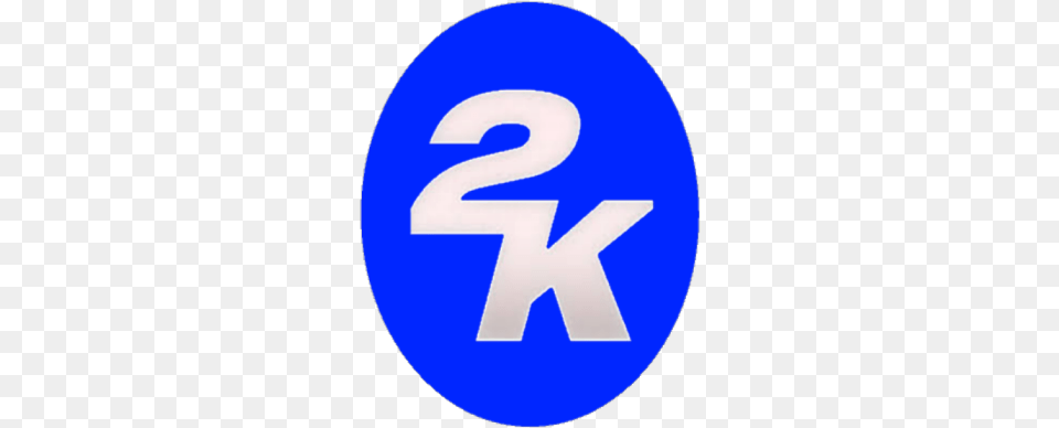 Nba 2k Logo Blue Roblox 2k Games, Symbol, Number, Text, Sign Png