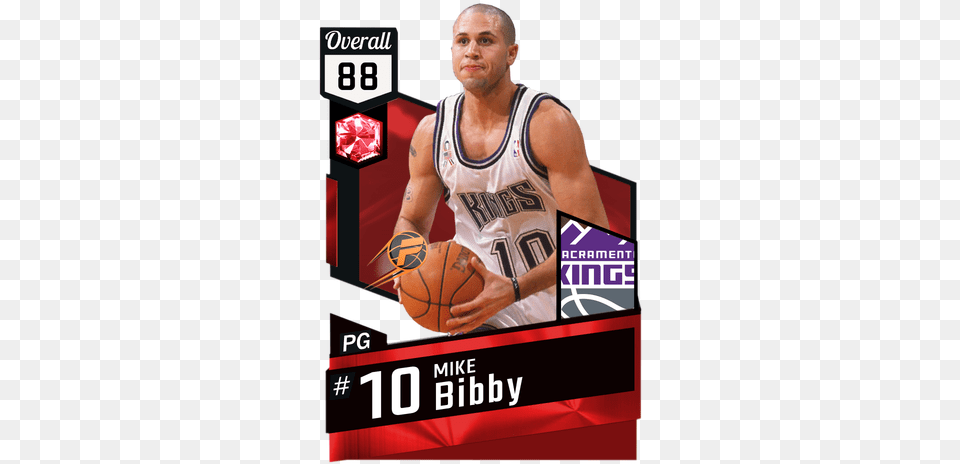 Nba 2k17 Myteam Pack Draft Mike Bibby Nba, Advertisement, Poster, Sport, Ball Free Png Download