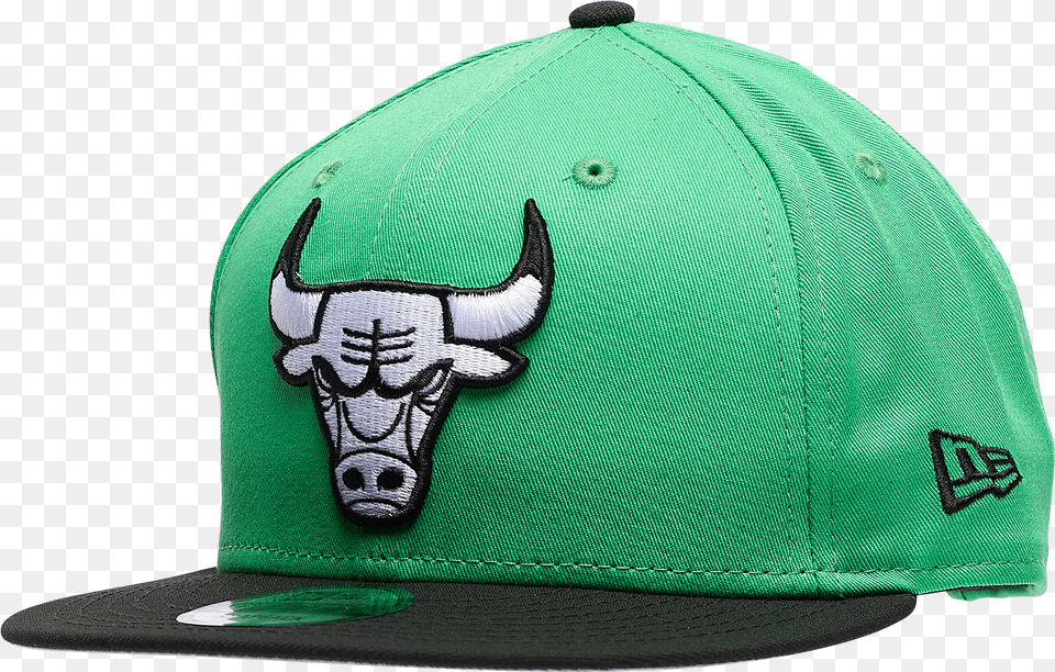 Nba 9fifty Icon Snapback Cap In Greenblackwhite Chicago Bulls Cap Gold, Baseball Cap, Clothing, Hat, Accessories Png