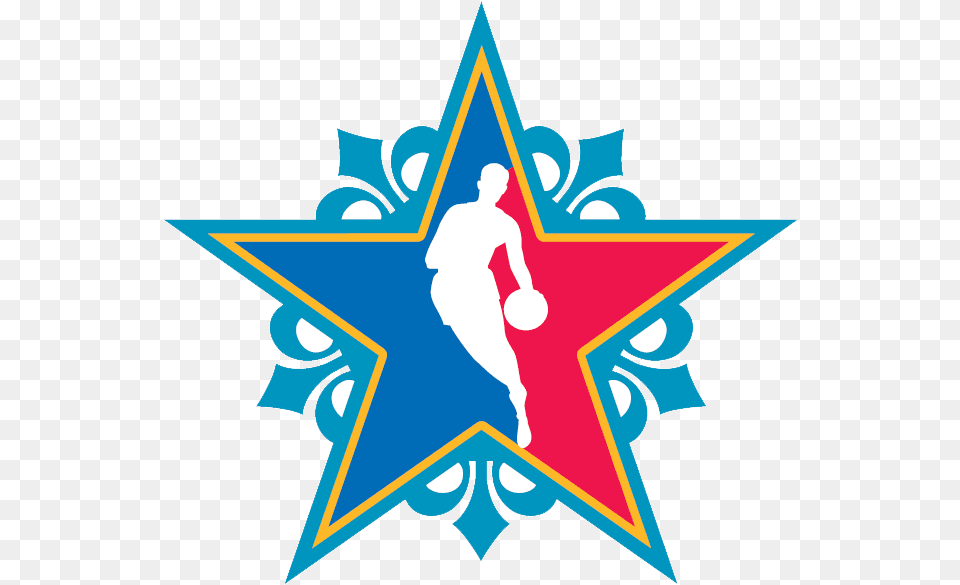 Nba All All Star Logo Nba, Star Symbol, Symbol, Adult, Male Free Png