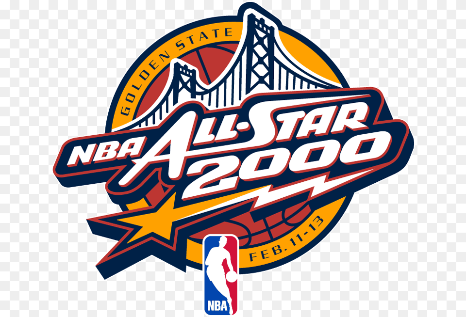 Nba All Nba All Star 2000 Logo, Sticker, Emblem, Symbol, Dynamite Free Png