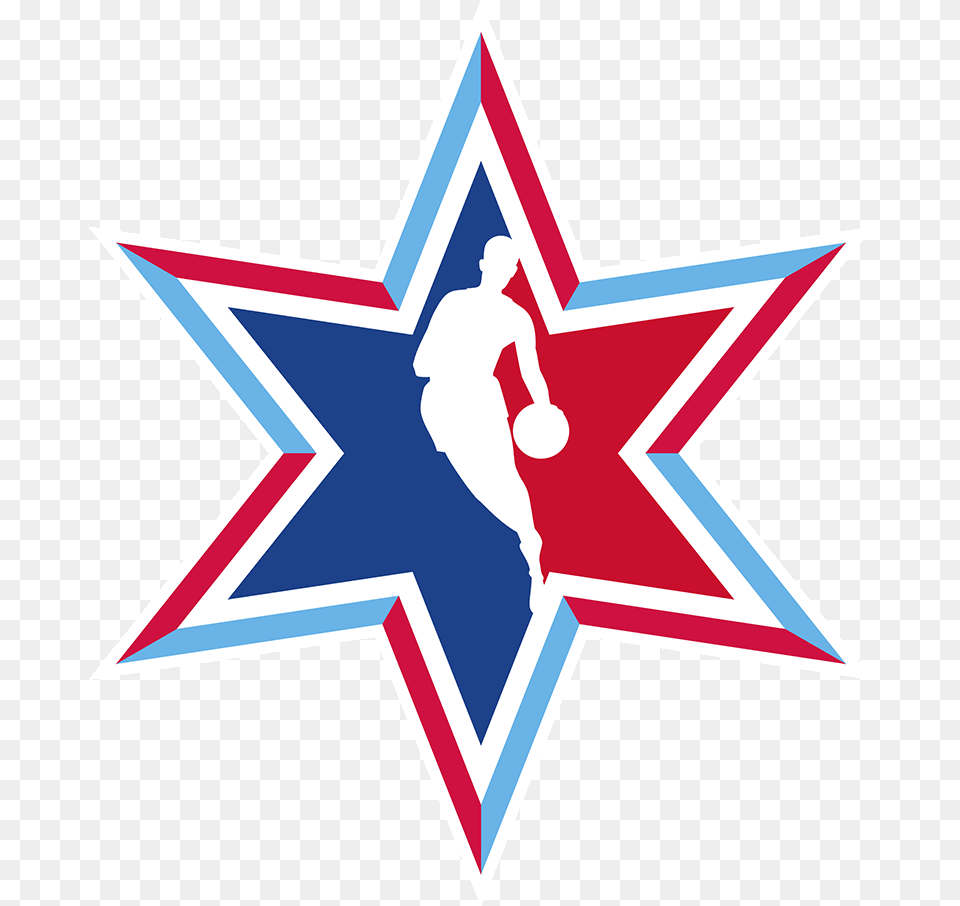 Nba All Nba All Star Logo 2020, Star Symbol, Symbol, Person Png