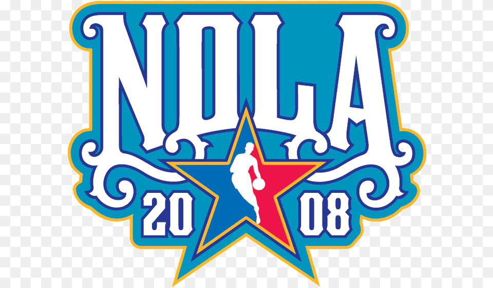Nba All Star Game Wordmark Logo National Basketball Star Logo Nba Transparent, Person, Symbol, Dynamite, Weapon Free Png