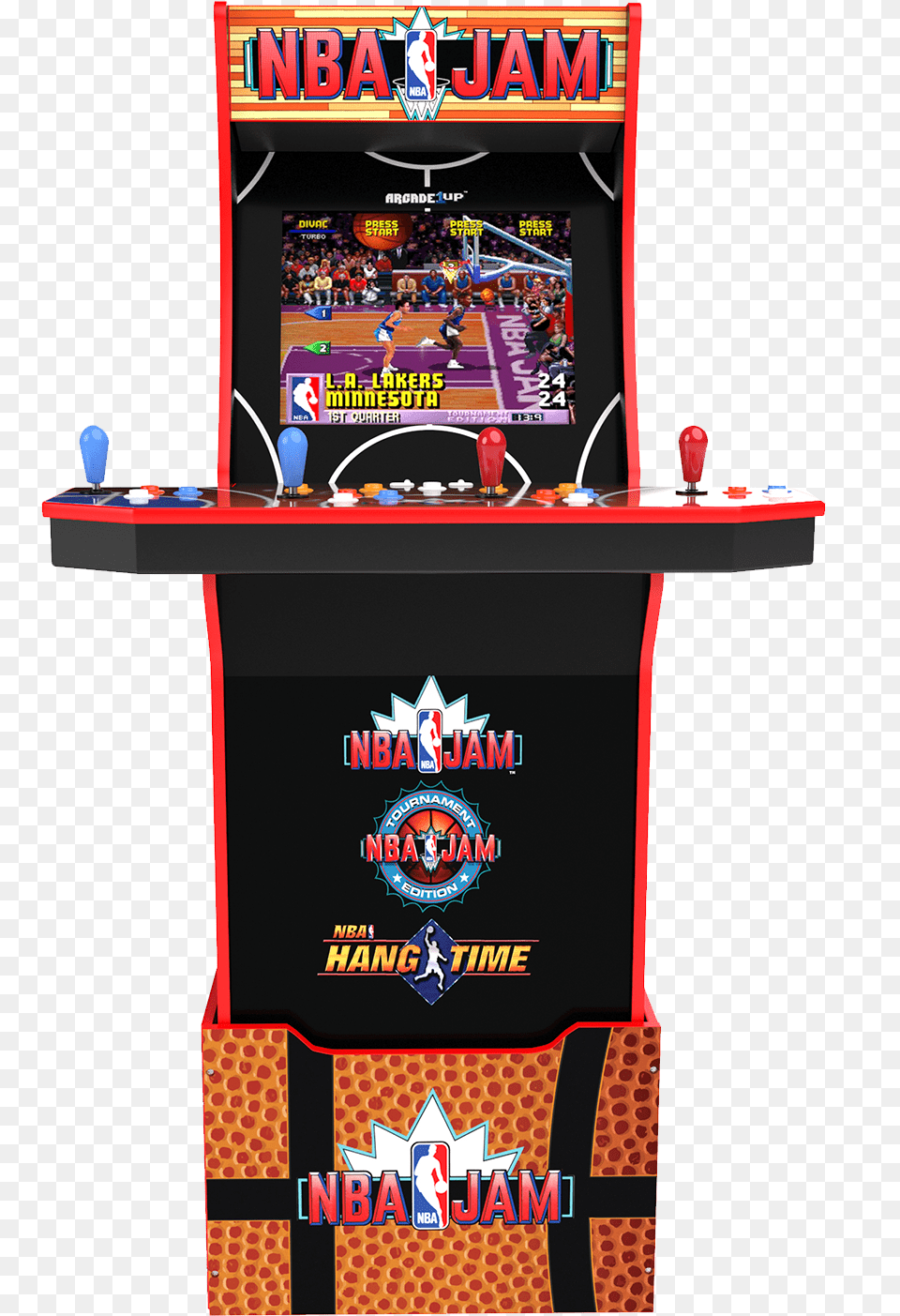 Nba Arcade Cabinet Nba Jam Pc, Person, Arcade Game Machine, Game, Computer Hardware Free Png