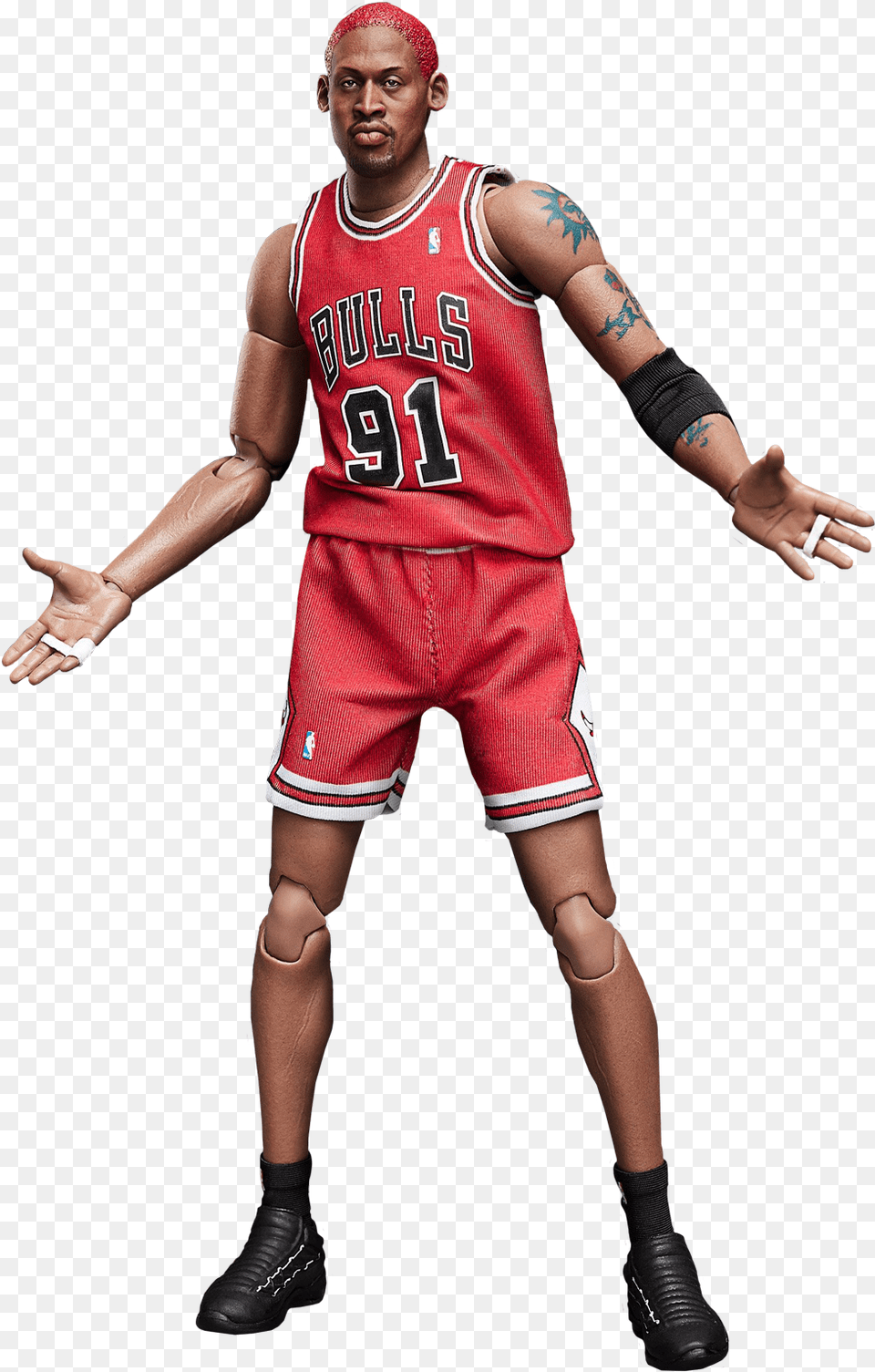 Nba Basketball Dennis Rodman Full Body, Body Part, Clothing, Finger, Shorts Png