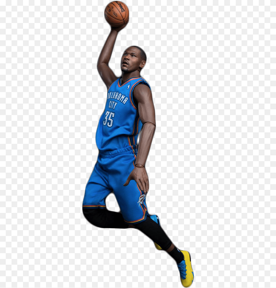 Nba Basketball Kevin Durant 12 Action Figure Enterbay Clip Art, Person, Ball, Sport, Basketball (ball) Free Transparent Png