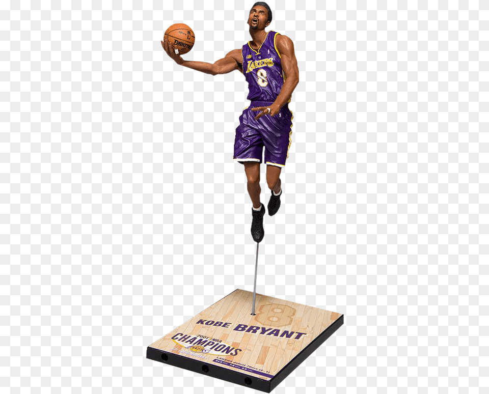 Nba Basketball Kobe Bryant Finals 7u201d Action Figure Kobe Bryant Action Figure, Ball, Basketball (ball), Sport, Adult Free Transparent Png