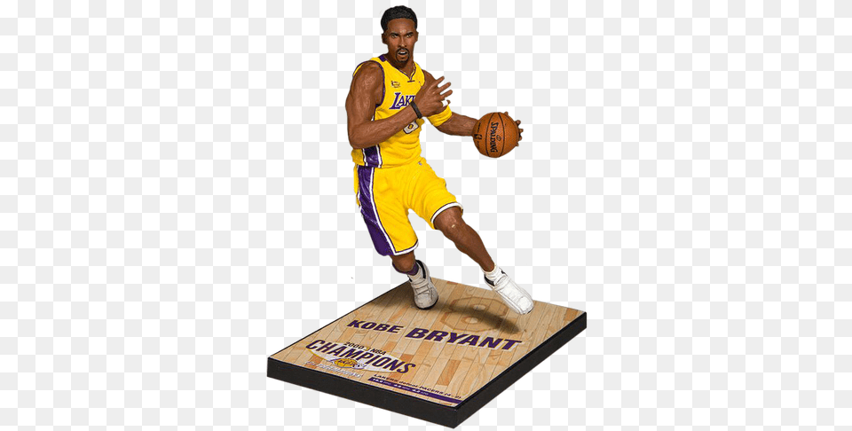 Nba Basketball Kobe Bryant Nba Finals 2000 7u201d Action Figure Kobe Bryant Pop, Adult, Male, Man, Person Free Png Download