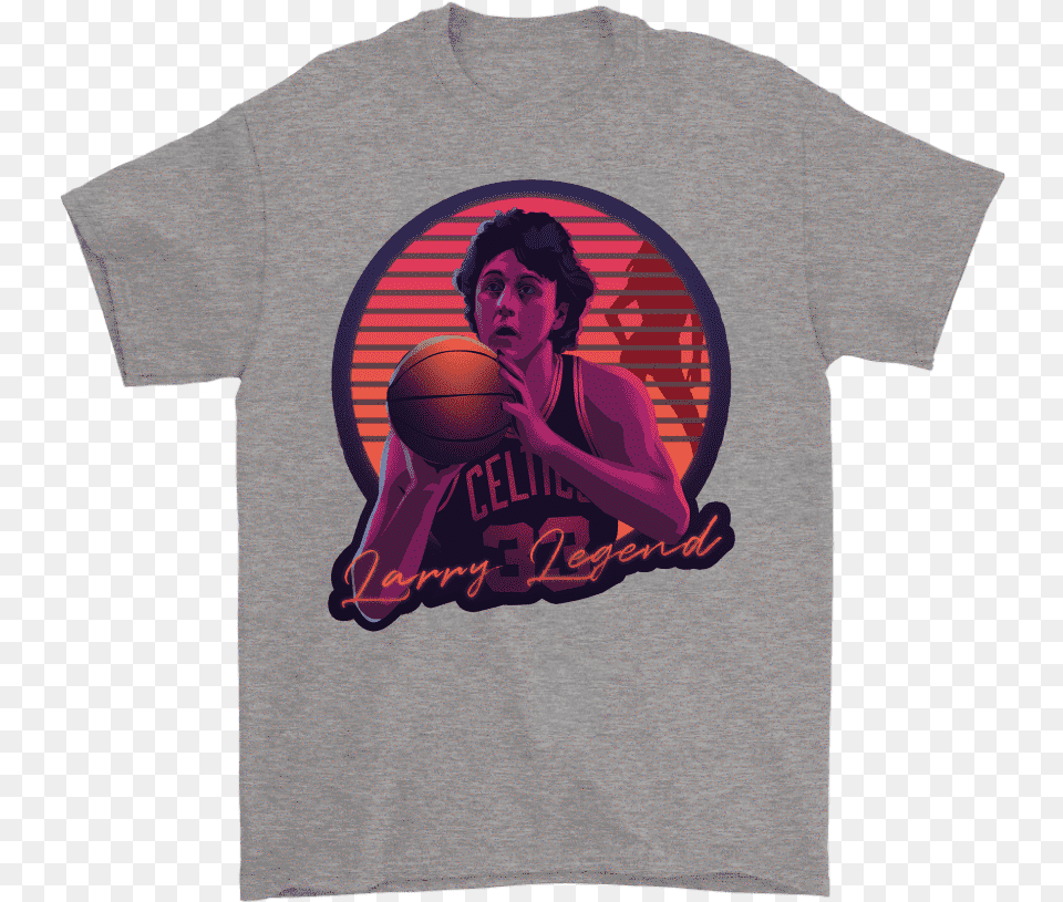 Nba Basketball Retro Larry Bird Shirt Shirts Boots And Cats T Shirt, T-shirt, Clothing, Adult, Person Png