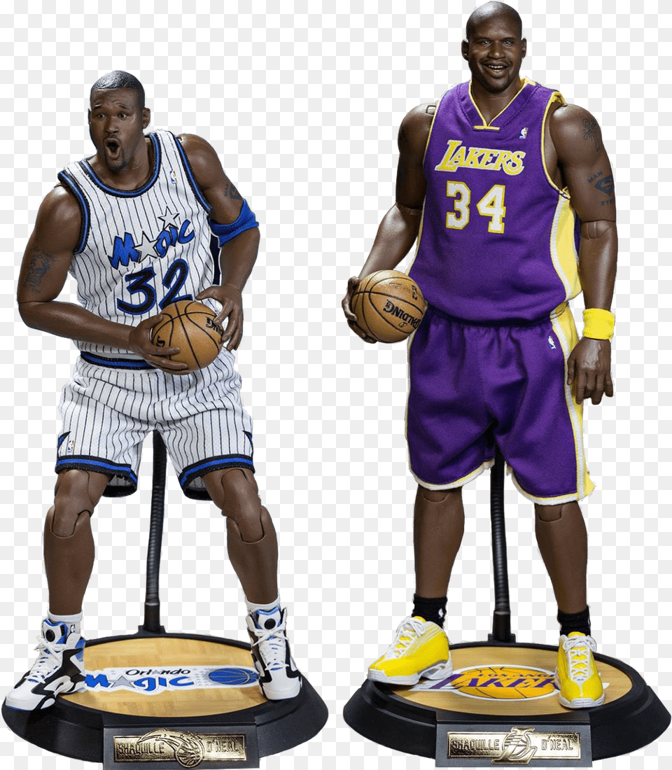 Nba Basketball Shaquille O Neal Enterbay, Shoe, Clothing, Footwear, Adult Free Transparent Png