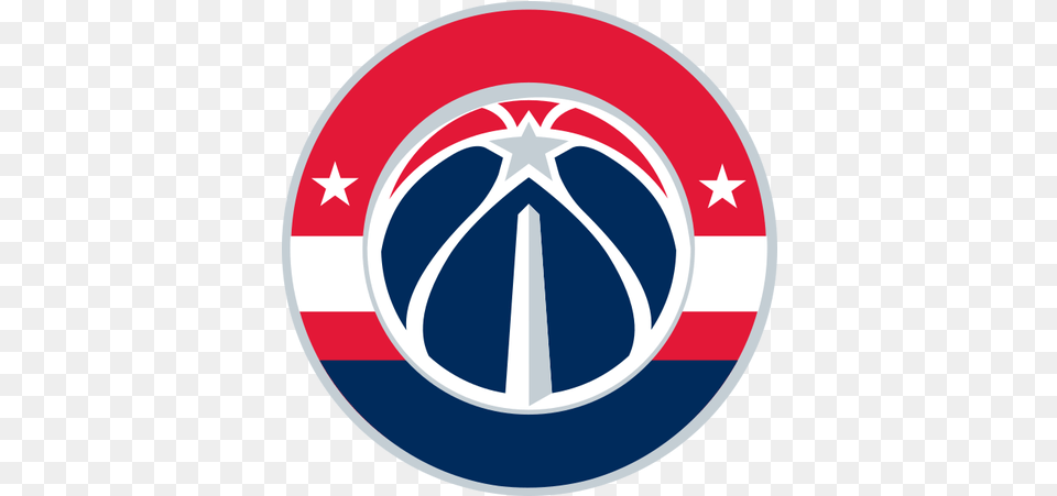 Nba Basketball Team Logos Washington Wizards Logo, Emblem, Symbol, Disk Free Png