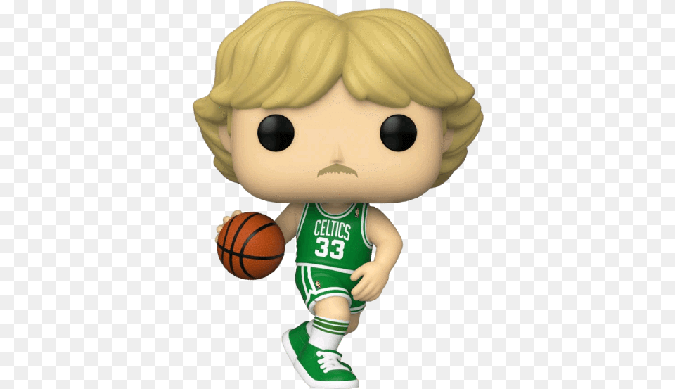 Nba Celtics Larry Bird Away Uniform Pop Vinyl Larry Bird Funko Pop, Ball, Basketball, Basketball (ball), Sport Free Transparent Png