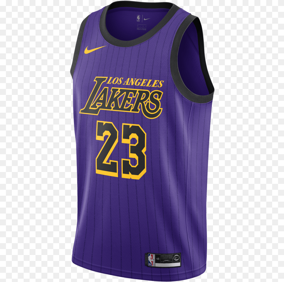 Nba City Edition Gear Uniswag Logos And Uniforms Of The Los Angeles Lakers, Clothing, Shirt, Jersey Png Image
