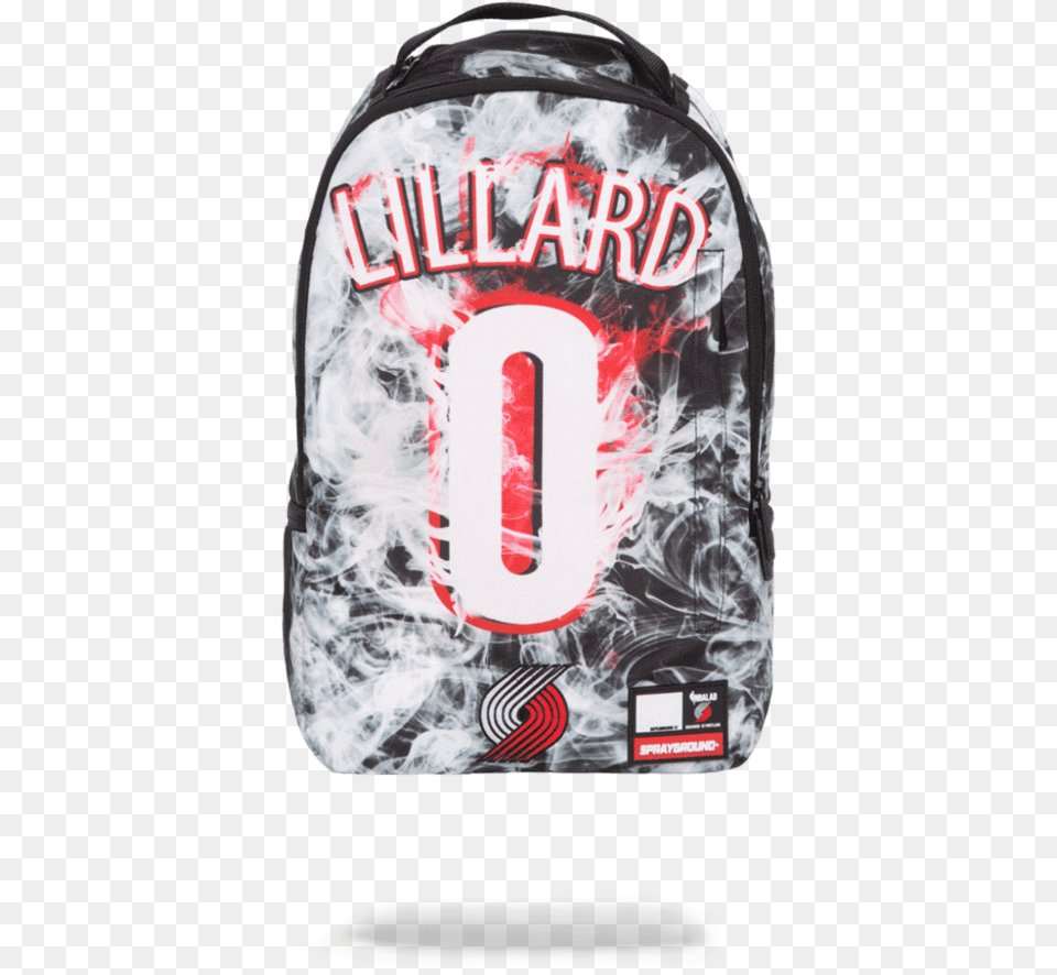 Nba Damian Lillard Smoke Bag Damian Lillard Sprayground, Helmet, Backpack Png