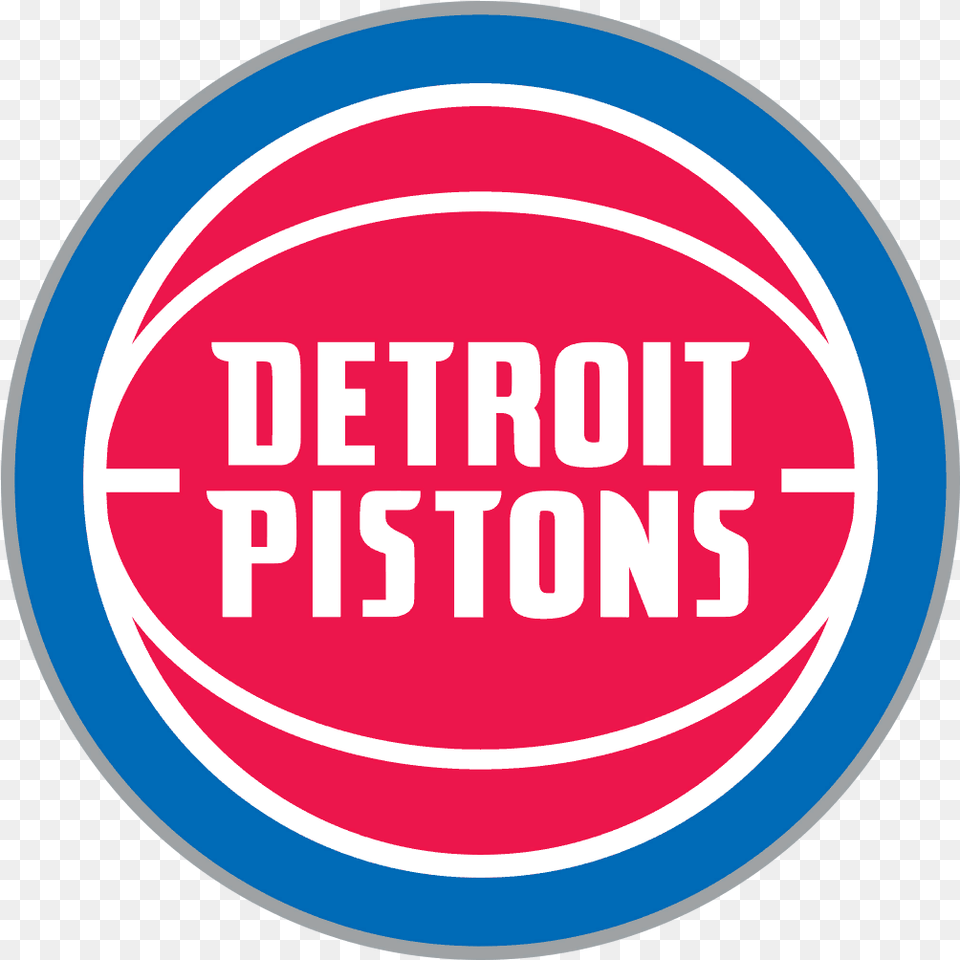 Nba Detroit Pistons Logo, Sticker, Badge, Symbol, Disk Png