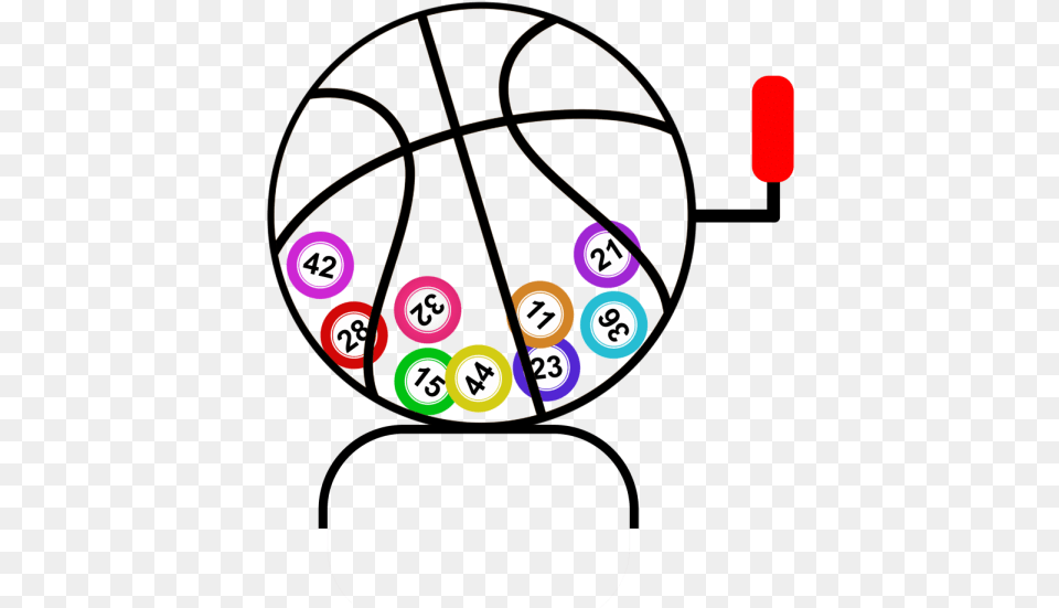 Nba Drawing Symbol Transparent U0026 Clipart Ywd Ball Coloring Pages For Toddler, Sphere, Text, Number Png