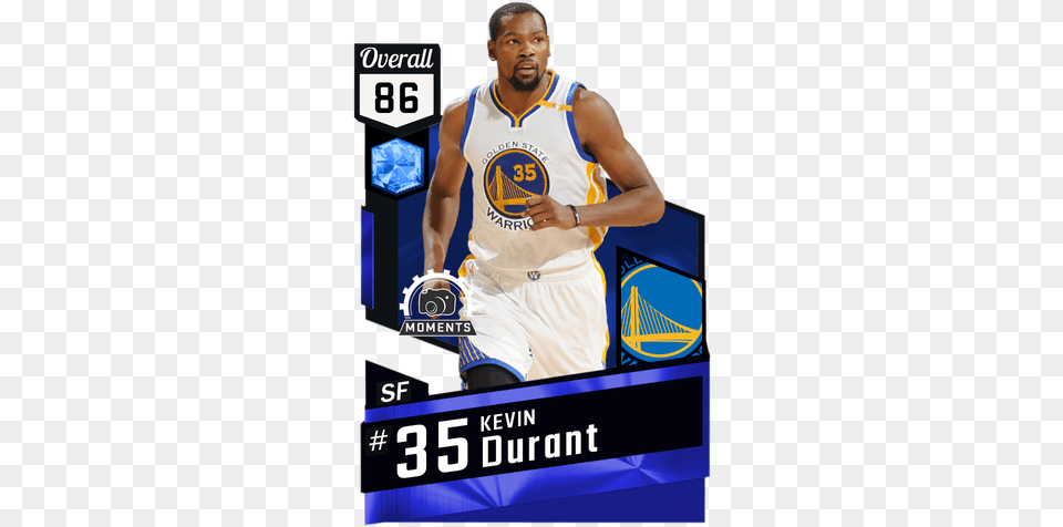 Nba Kevin Durant Players Kevin Durant Basketball Card, Clothing, Shirt, People, Person Free Png Download