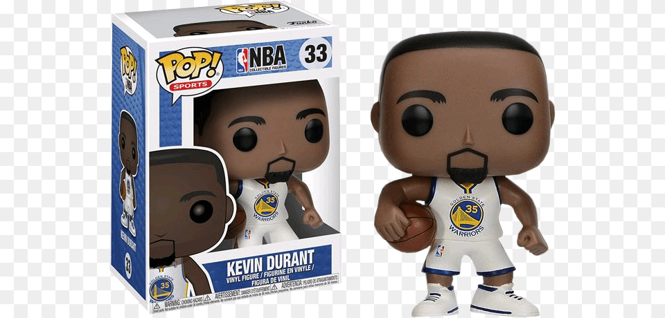 Nba Kevin Durant Pop Figure, Baby, Ball, Basketball, Basketball (ball) Free Png Download