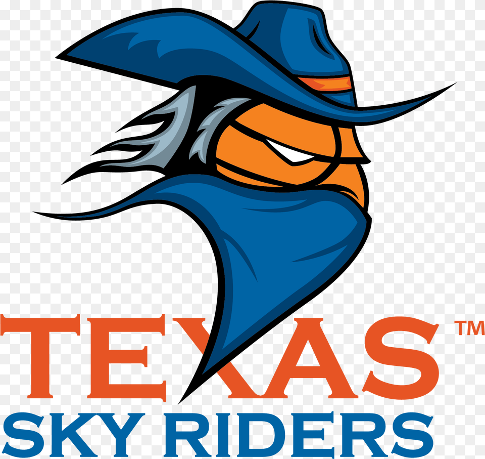 Nba Logo Team Transparent Sports Images Texas Sky Riders, Clothing, Hat, Book, Publication Png Image