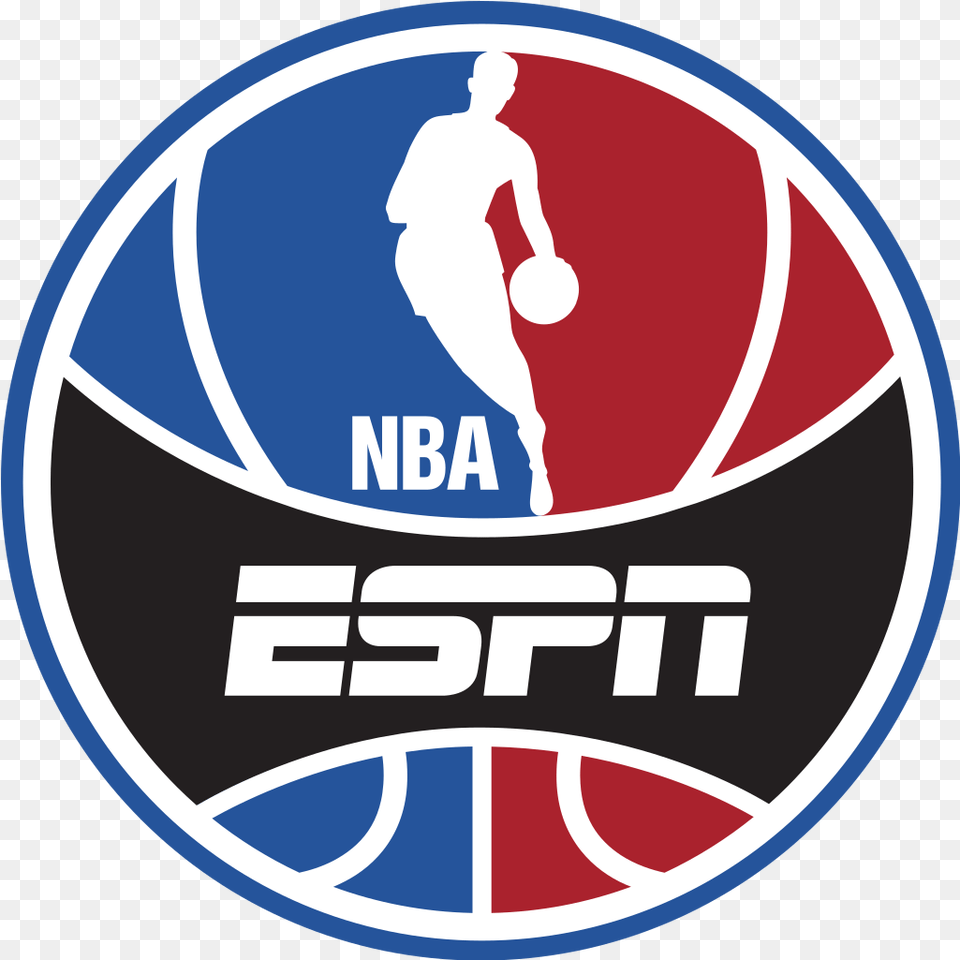 Nba Logos Nba On Espn Logo, Adult, Male, Man, Person Free Png Download