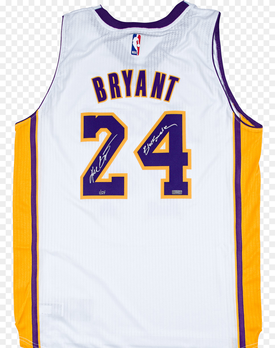Nba Los Angeles Kobe Bryant Swingman Jersey White, Clothing, Shirt Png