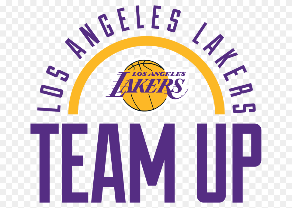 Nba Los Angeles Lakers 40x60 Cross Over Basketball, Logo Png Image