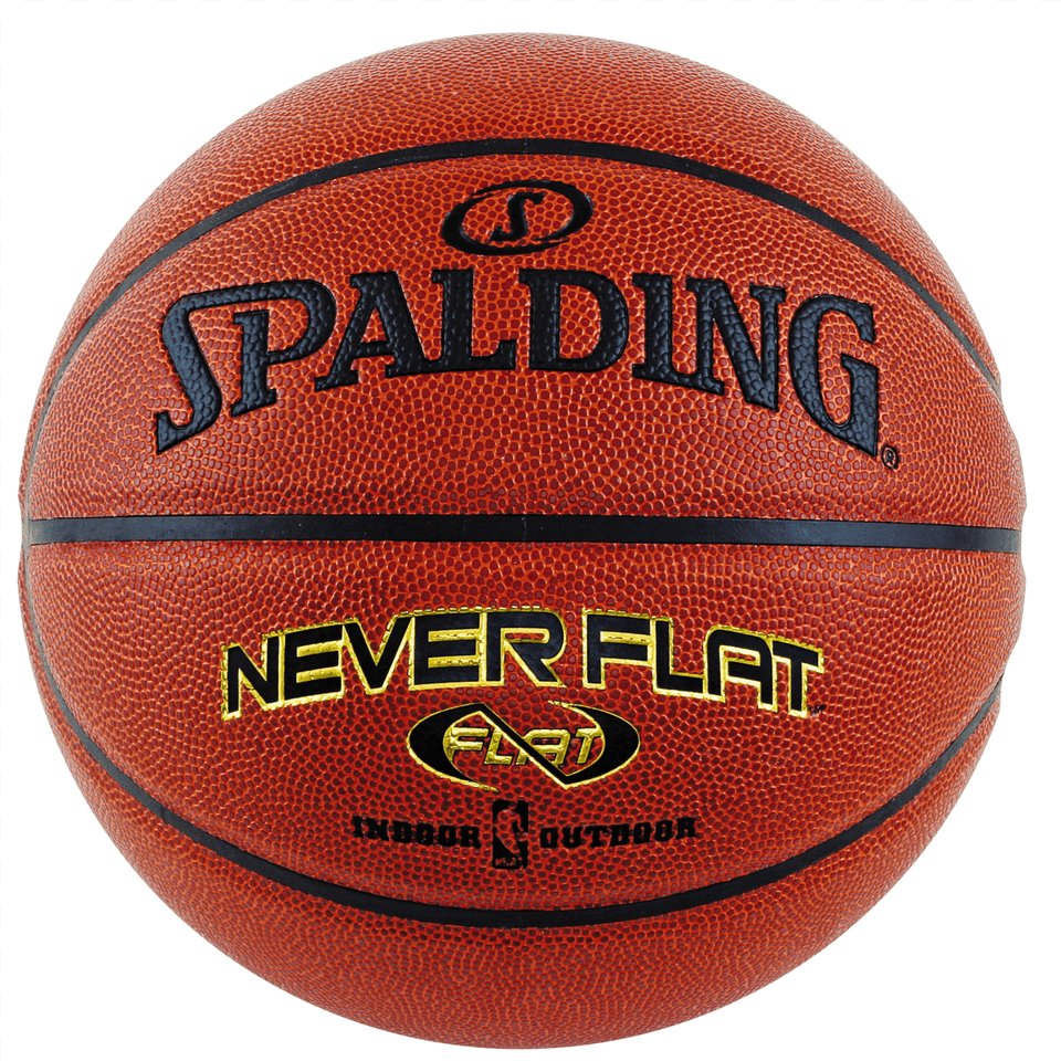 Nba Neverflat Premium Basketball Spalding Basketball Free Png