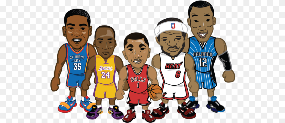 Nba Players Nba Players Cartoon Characters, Person, People, Baby, Boy Png