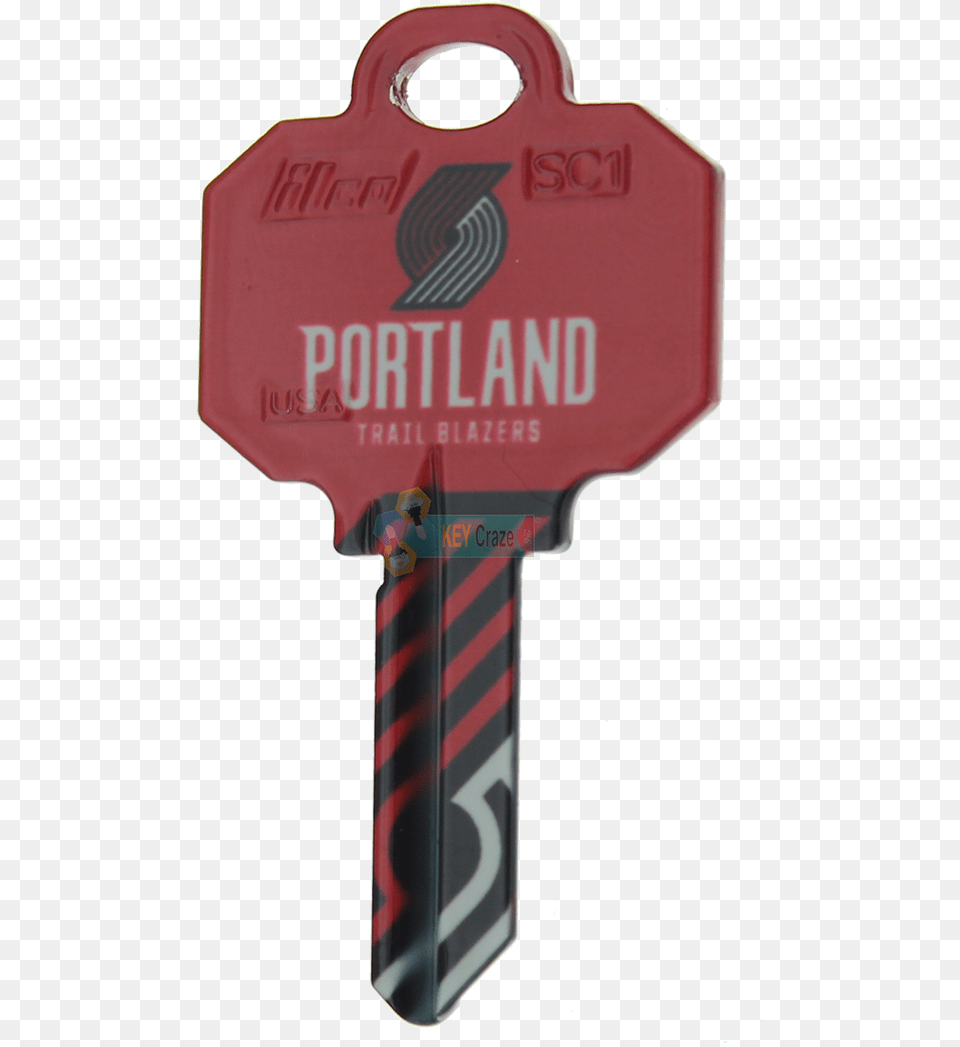 Nba Portland Trail Blazers Key Blank Schlage Free Png Download