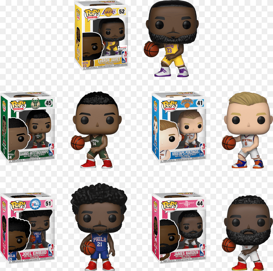 Nba Pressrelease Figurine Pop Lebron James Free Png Download