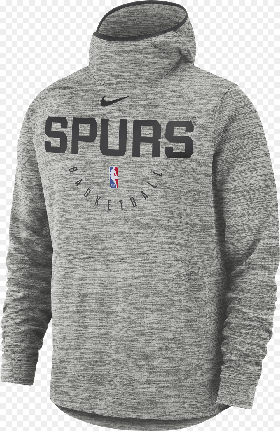 Nba San Antonio Spurs Spotlight Hoodie Nike Chicago Bulls Grey Hoodie, Sweatshirt, Clothing, Knitwear, Sweater Png Image