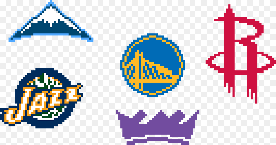 Nba Team Logos Nba Team Logos Pixel Art, Logo, Qr Code Png