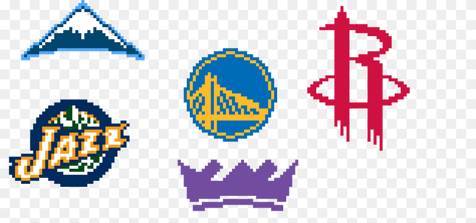 Nba Team Logos Pixel Art Maker, Logo, Cross, Symbol Free Png