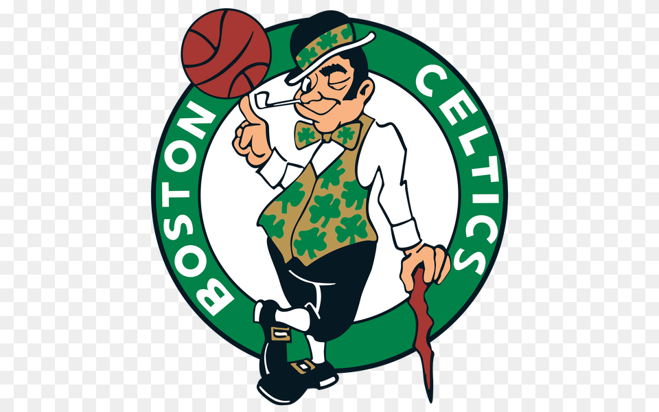Nba Team Logos Vector Boston Celtics Vector Logo, Baby, Person, Ball, Basketball Free Png Download