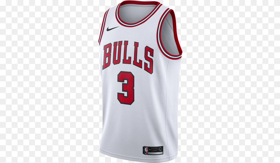 Nba X Nike Dwyane Wade Chicago Bulls Nike Association Chicago Bulls, Clothing, Shirt, Jersey, Can Free Png