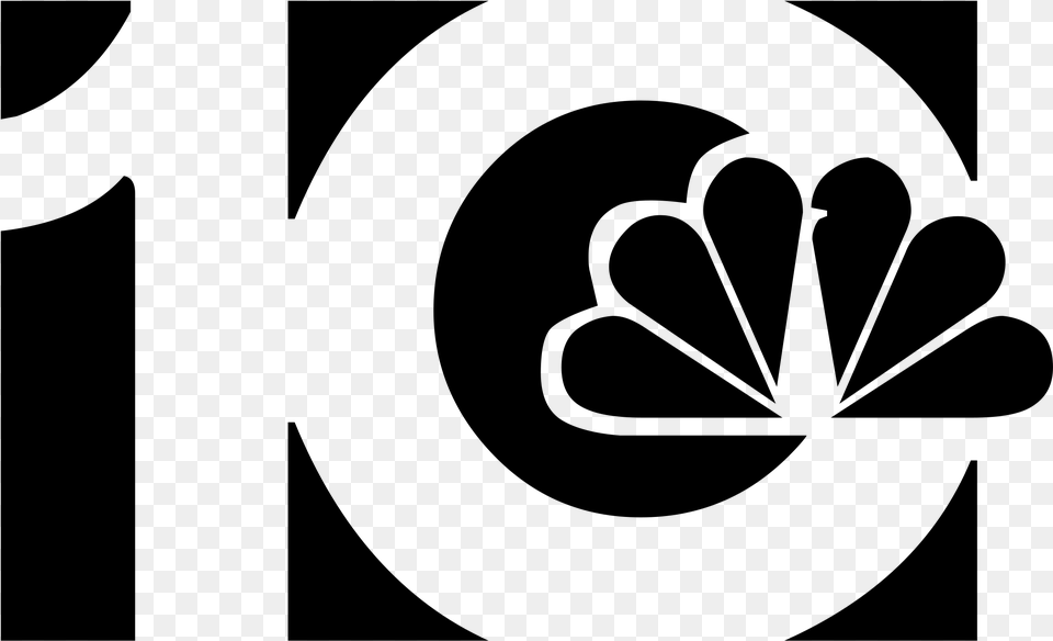 Nbc 10 Logo, Gray Png Image