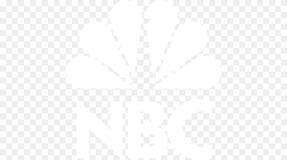 Nbc Nbc Logo Black And White, Stencil, Device, Symbol, Plant Free Transparent Png