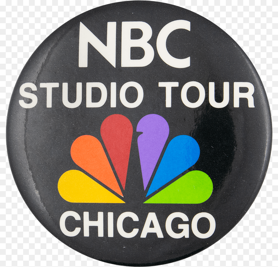 Nbc Studio Tour Chicago Chicago Button Museum Badge, Logo, Symbol Png Image