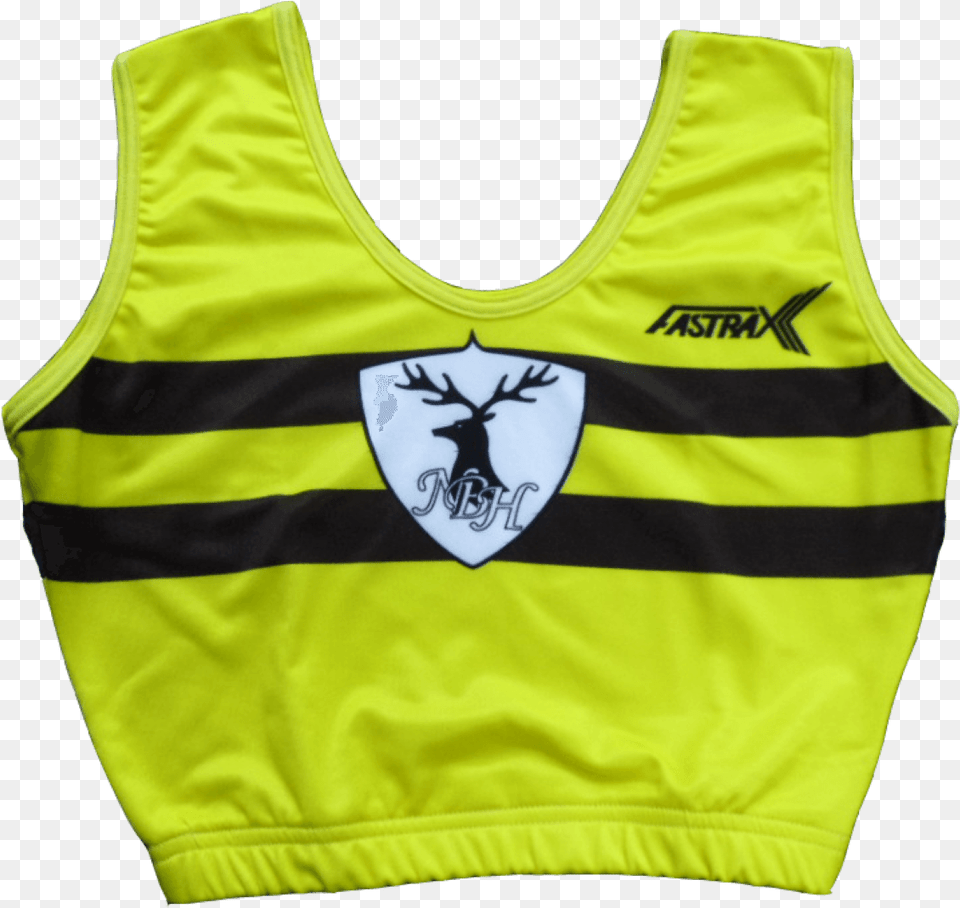 Nbh Crop Top North Belfast Harriers, Clothing, Vest, Bib, Person Png Image