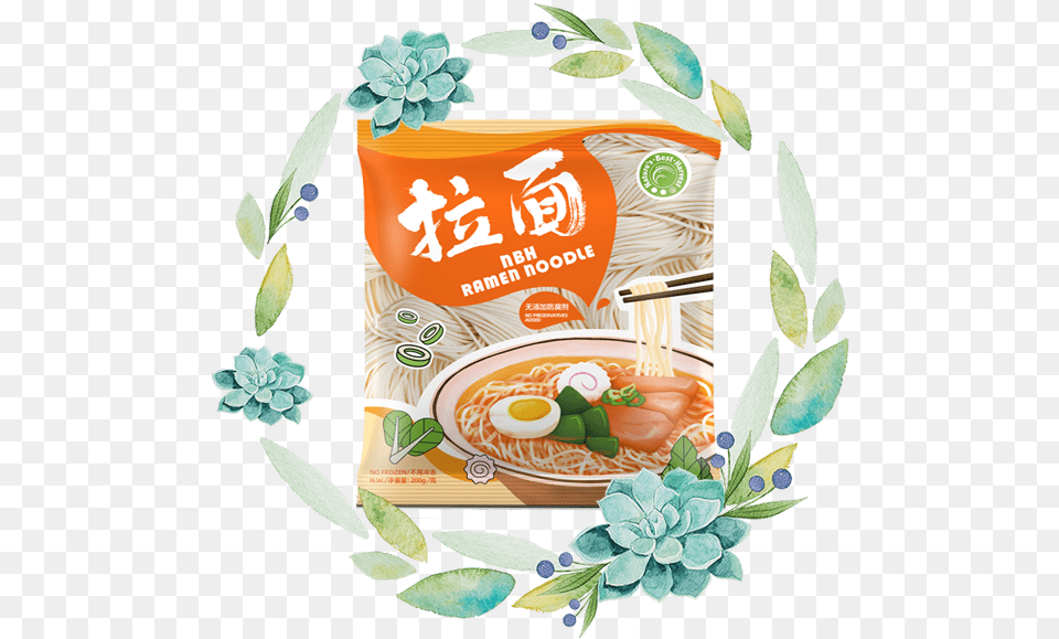 Nbh Japanese Ramen Noodles 200g Natureu0027s Best Harvest Turquoise Flower Wreath, Food, Noodle, Meal, Dish Free Png