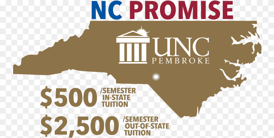 Nc Promise Beginning Fall 2018 500semester In State University Of North Carolina Tuition, Advertisement, Poster, Text Free Png