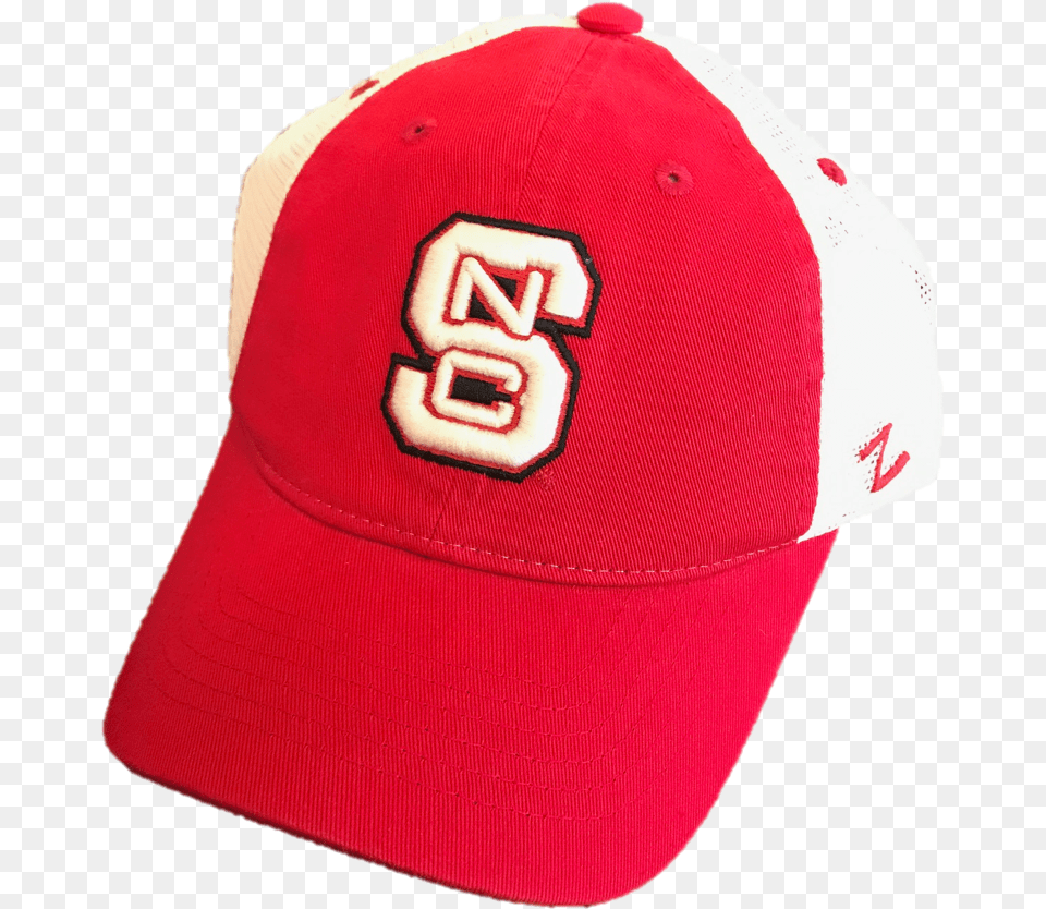 Nc State Wolfpack Youth Two Tone Block S Adjustable Los Angeles Angels 3947 Mlb Tally 3947 Closer Cap, Baseball Cap, Clothing, Hat Free Png