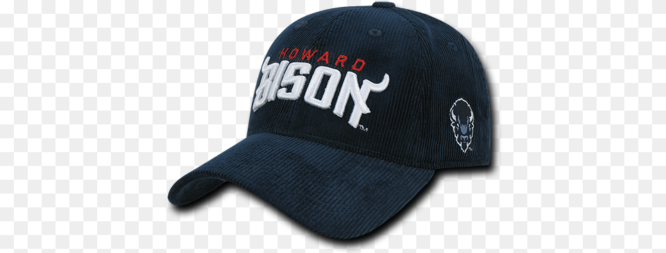 Ncaa Howard University Bisons Structured Corduroy Baseball W Republic Apparel Relaxed Plastic Closure Mesh Rear, Baseball Cap, Cap, Clothing, Hat Free Png