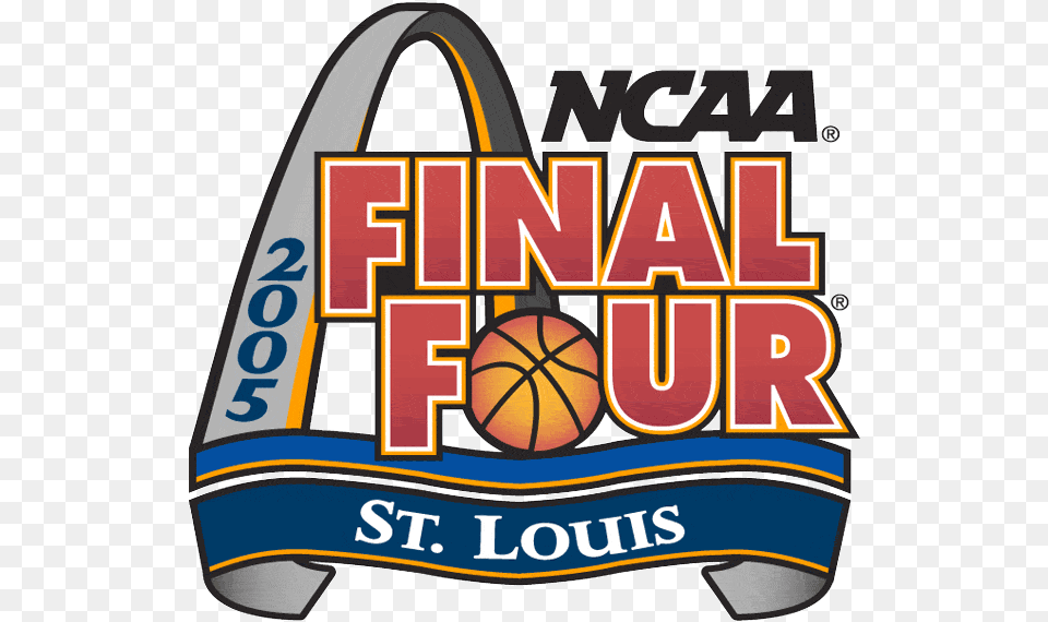 Ncaa Mens Final Four Primary Logo National Collegiate 2005 Ncaa Basketball Championship, Can, Tin Png Image