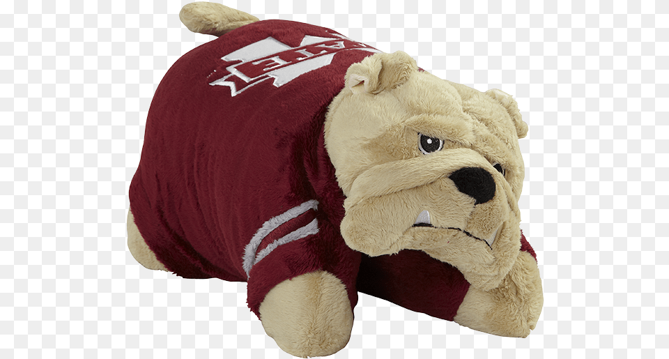 Ncaa Mississippi State Bulldogs Pillow Pet Customized Stuffed Toy, Plush, Teddy Bear Png Image
