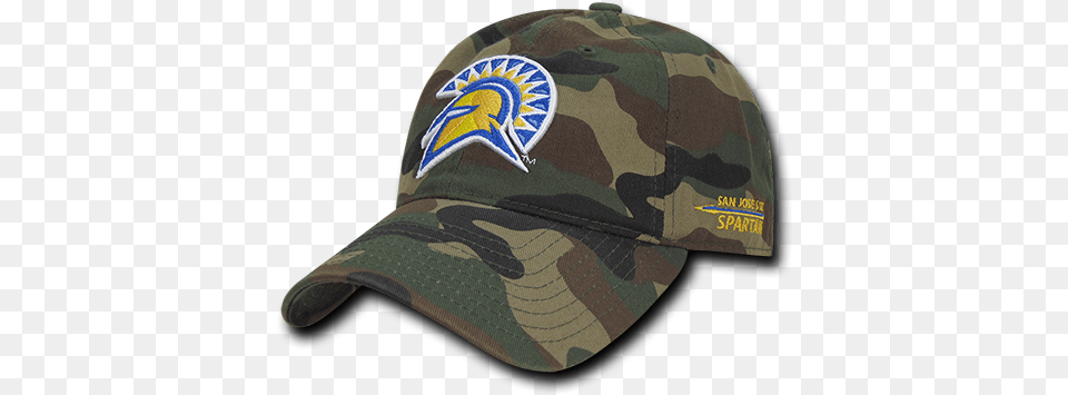 Ncaa San Jose State University Spartans Relaxed Camo Camouflage Baseball Caps Military Camouflage, Baseball Cap, Cap, Clothing, Hat Png
