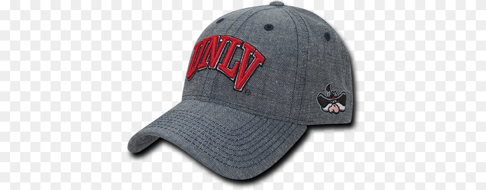 Ncaa Unlv U Of Nevada Las Vegas Rebels Cotton Structured W Republic Apparel 1011 137 Blu Unlv Structured Denim, Baseball Cap, Cap, Clothing, Hat Free Png