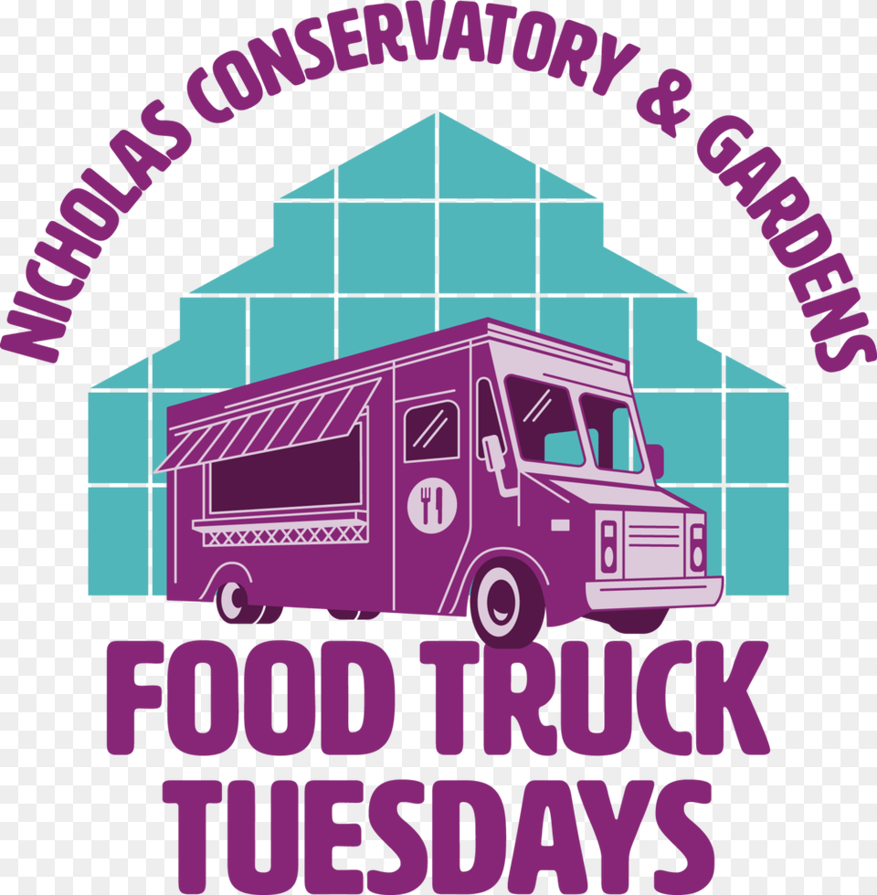 Ncg Food Truck Tues Logo C Commercial Vehicle, Transportation, Car, Machine, Wheel Free Transparent Png